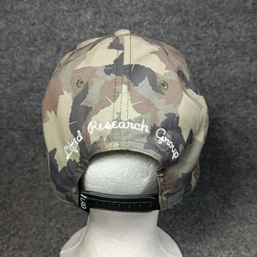 LRG Hat Cap Men Camo Snapback Embroidered Logo Streetwear Adjustable